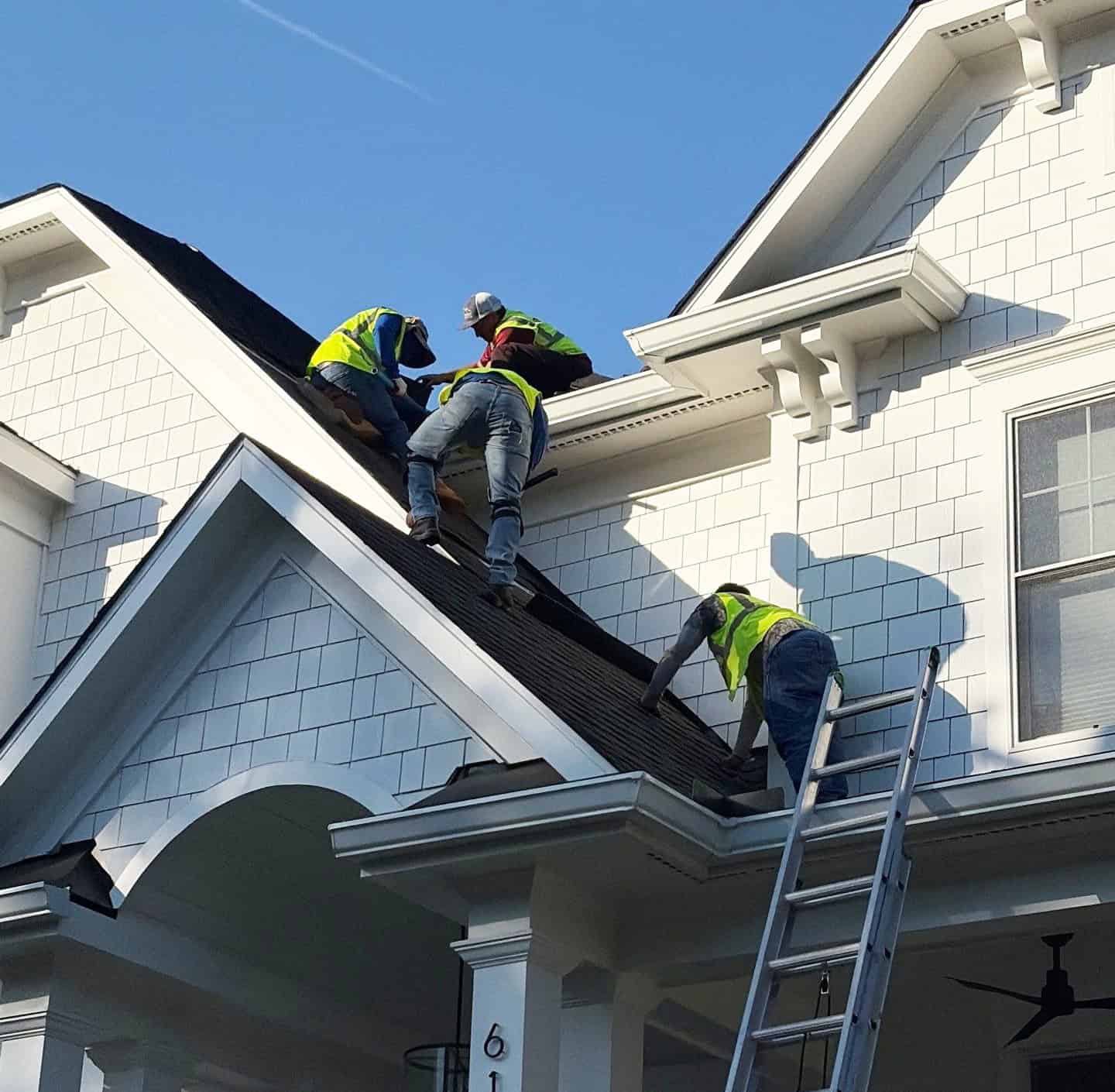 Roof leak and moisture damage